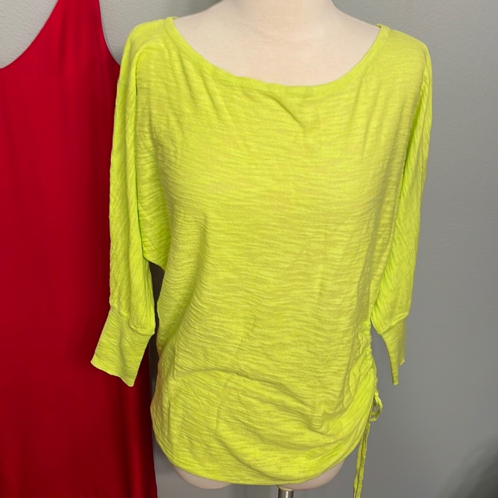 Neon Yellow/Green Express Top size M